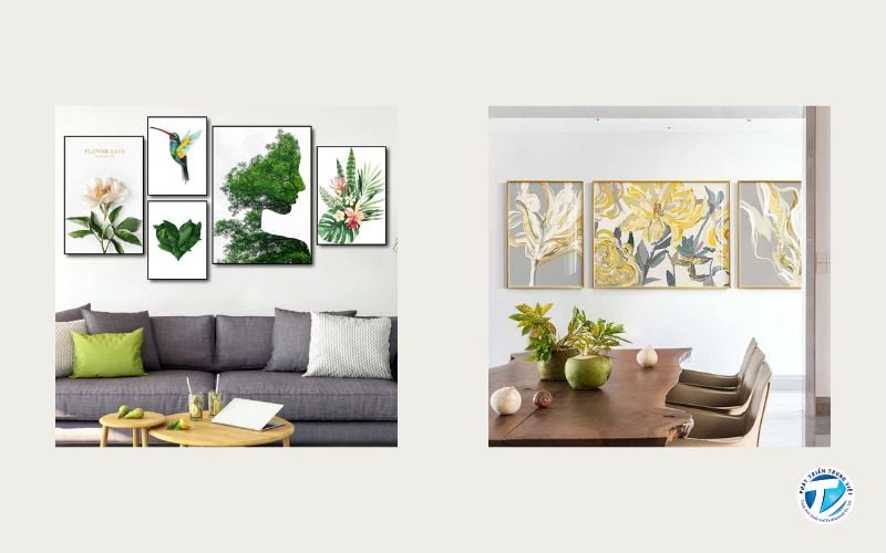 Tranh treo tường hoa lá